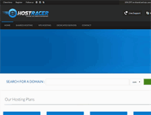 Tablet Screenshot of hostracer.com